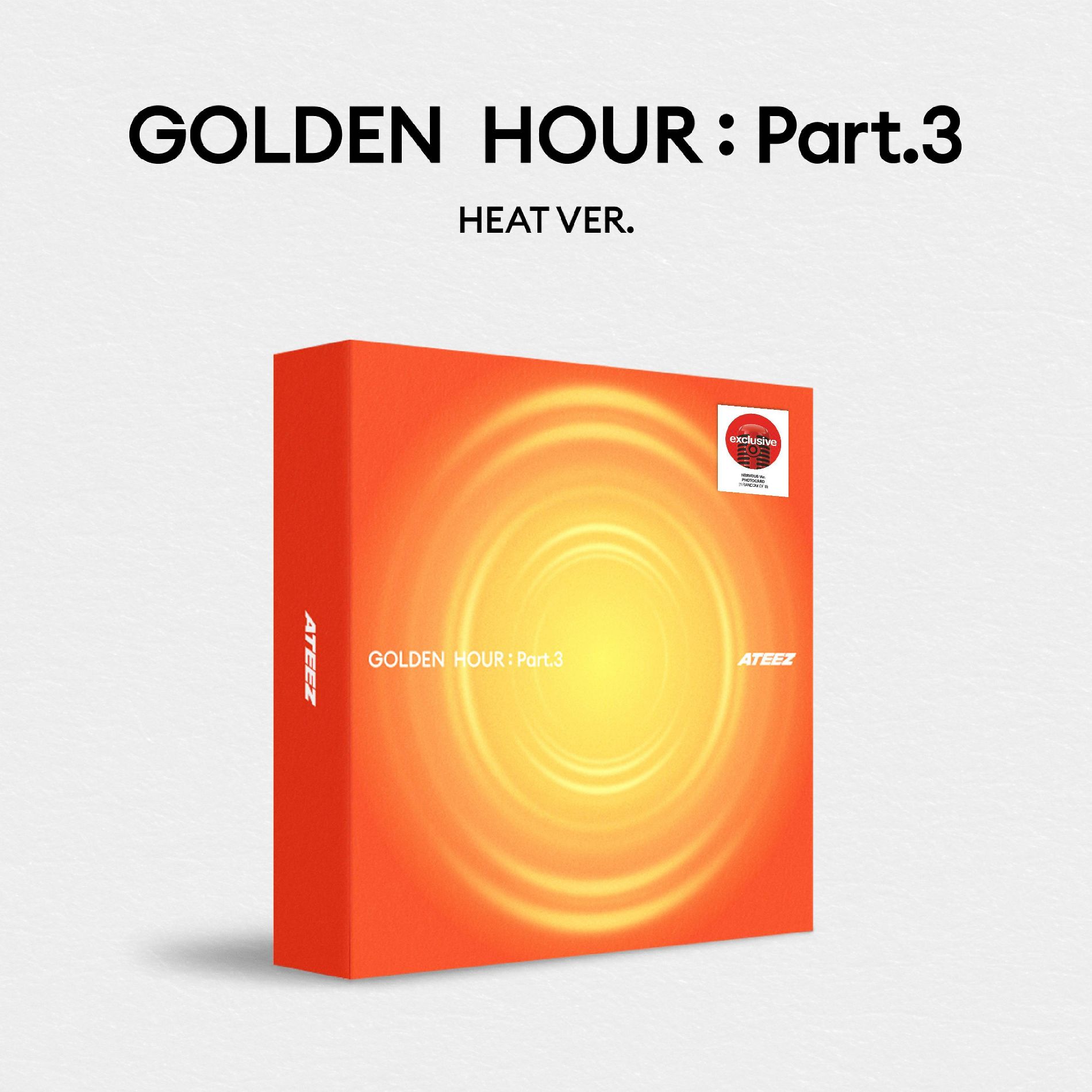 ATEEZ - GOLDEN HOUR HEAT Ver. Part.3 (Target Exclusive, CD)