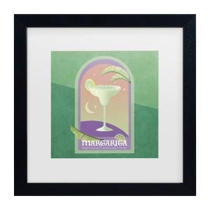 Trademark Fine Art - Emel Tunaboylu  Kokteyl Margarita Matted Framed Art - 1 of 4