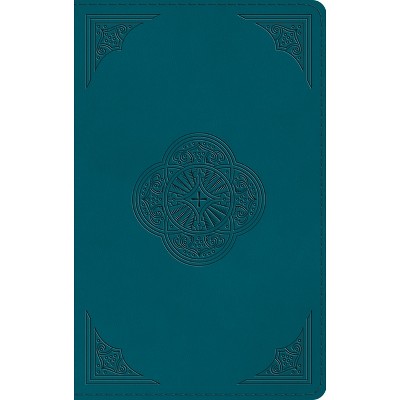 ESV Thinline Bible (Trutone, Deep Teal, Rotunda Design) - by  Esv Bibles (Leather Bound)