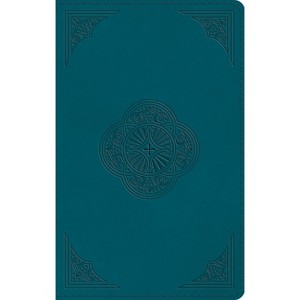 ESV Thinline Bible (Trutone, Deep Teal, Rotunda Design) - by  Esv Bibles (Leather Bound) - 1 of 1