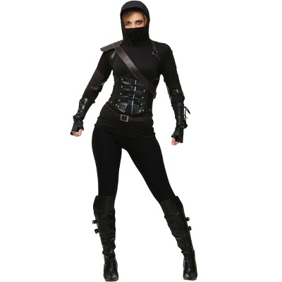 Halloweencostumes.com X Large Women Women's Ninja Assassin Costume, Black :  Target