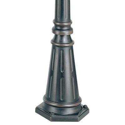 Hepworth Dark Bronze Vintage Outdoor Post Light Pole