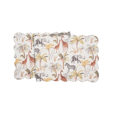 C&F Home 14" x 51" Nico Safari Table Runner