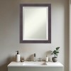 Amanti Art Ellie Beveled Framed Bathroom Vanity Wall Mirror - 4 of 4