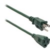 GE 1-Outlet Grounded Extension Cord Outdoor 16AWG 40' Green: 13A, 3-Conductor, Lifetime Warranty, 40ft Length - 2 of 4