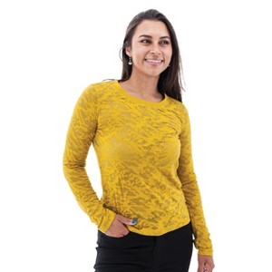Aventura Clothing Women's Ambrosia Burnout Top - 1 of 4