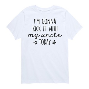 Boys' - Instant Message - Kick It With My Uncle Short Sleeve Graphic T-Shirt - 1 of 4