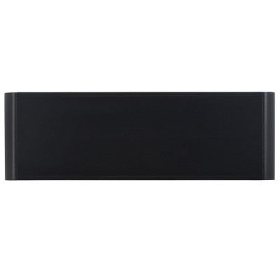 Omara Sleek Black Solid Wood 53'' Modern Console Table with Storage
