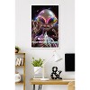 Trends International Ray Heere - Happy Peace Alien Framed Wall Poster Prints - 2 of 4