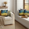 LISM Pillow Covers Cotton Linen Throw Pillow Case Set of 2 - 3 of 4