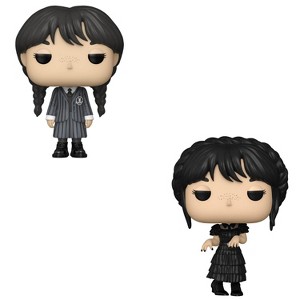 Funko Pop! 2 Pack Addams Family - Wednesday Addams Netflix #1309 & Wednesday Rave'n Dance #1577 - 1 of 3