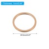 Unique Bargains DIY Crafts Copper Durable Anti-rust Beading Hoop Earrings 60 Pcs - 2 of 4
