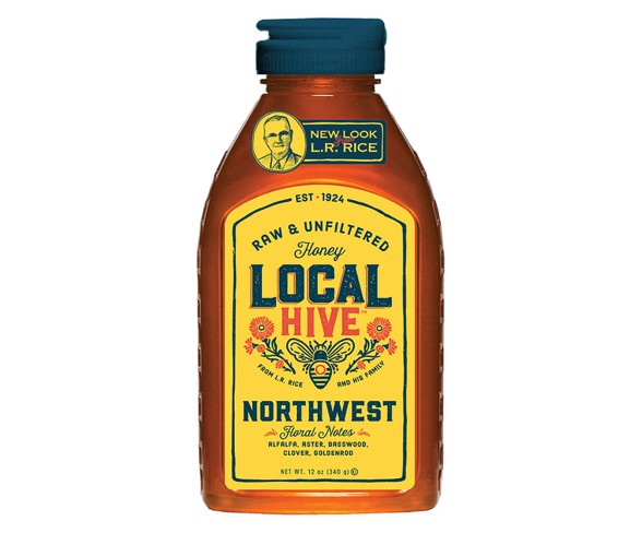 Rice's Local Hive Northwest Raw & Unfiltered Honey -12oz