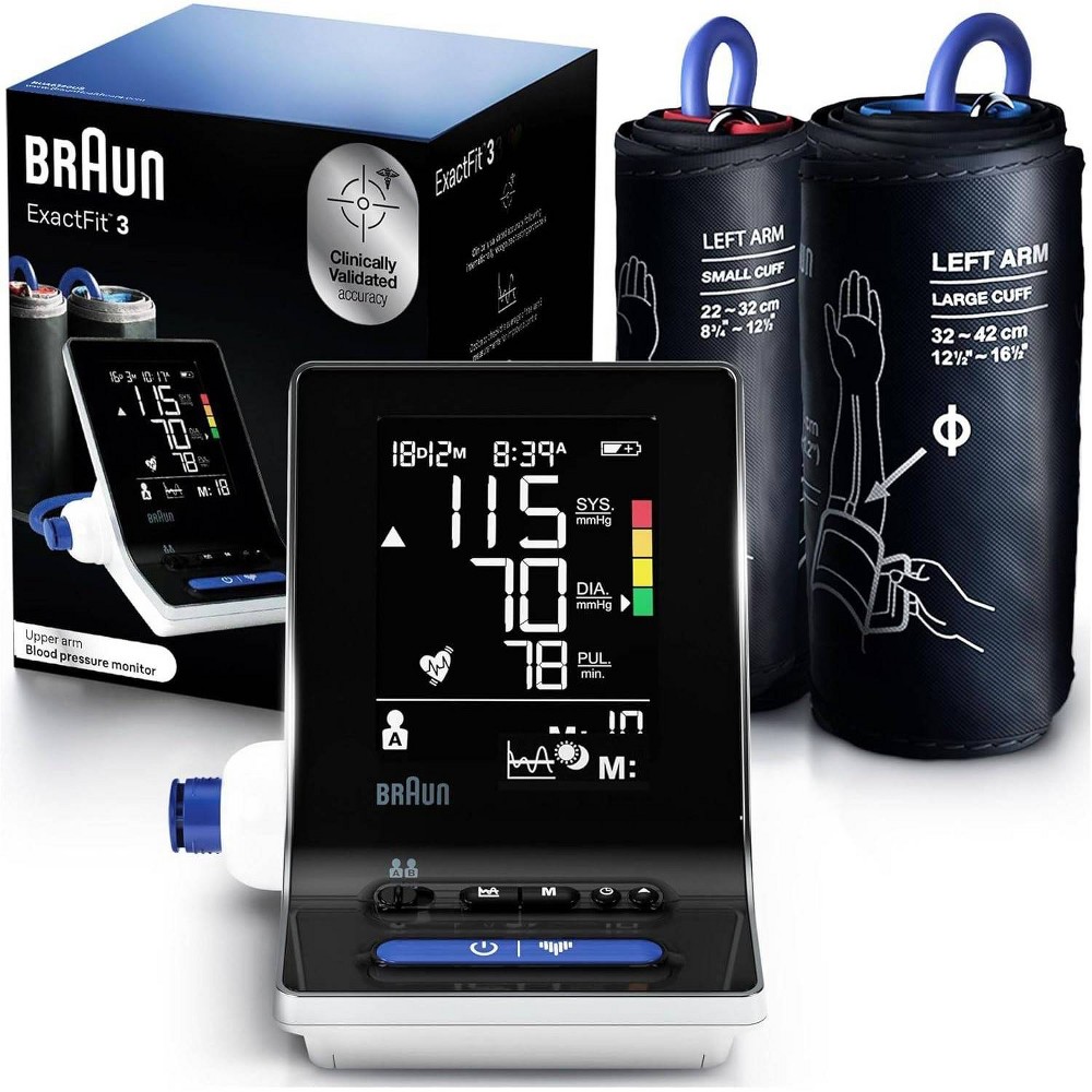 Braun ExactFit 3 Health Blood Pressure Monitor
