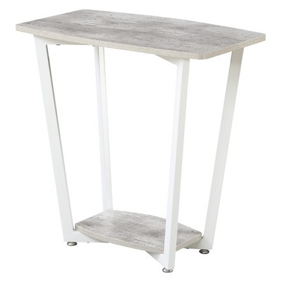 Graystone End Table Gray/White - Breighton Home