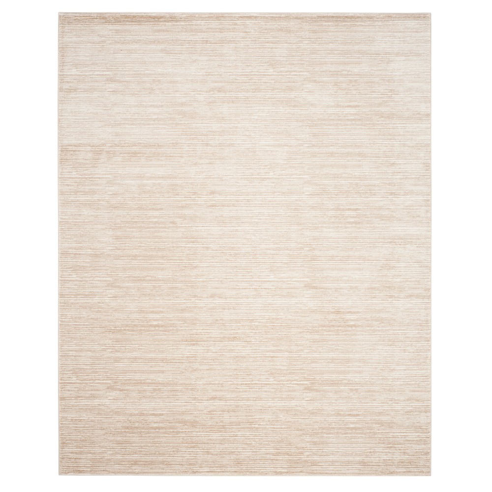 9'x12' Solid Loomed Area Rug Creme - Safavieh