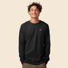Dalix UFO Embroidered Cotton Classic Fit Long Sleeve Crewneck Tee Shirt Mens - 2 of 4