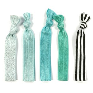 Wrapables Colorful Hair Ties Ponytail Holders (Set of 5) - 1 of 1