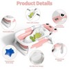 BabyBond Collapsible Baby Bathtub for Infants and Toddlers with Thermometer& 1 Soft Floating Cushion Portable Travel Baby Tub - 2 of 4