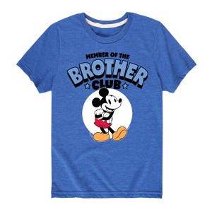 Boys' - Disney - Member Of The Brother Club Short Sleeve Graphic T-Shirt - 1 of 4