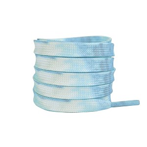 INSPIRE CHIC Tie-Dye Flat Shoe Laces Shoestrings for Sneakers Hiking Shoes 0.31'' 1 Pair - 1 of 4