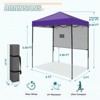 EAGLE PEAK 6'x4'Instant Pop Up Canopy with Adjustable Sun Wall - 3 of 4
