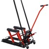 Hydraulic Motorcycle Lift Jack Foot-Operated Motorcycle Lift Table With 4 Wheels 1500 LBS Capacity 4.5" - 15"(0.38-1.25ft) Lifting Range - 3 of 4