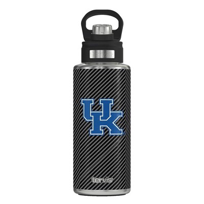 NCAA Kentucky Wildcats 32oz Carbon Fiber Stainless Steel Water Bottle