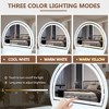 TOBILI 39" Makeup Vanity Table with Mirror Touch Screen Lighted Mirror, Dressing Table with Drawer for Bedroom, White - 3 of 4