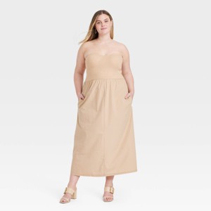 Women's Strapless Midi Sweater Dress - Universal Thread™ - 1 of 3