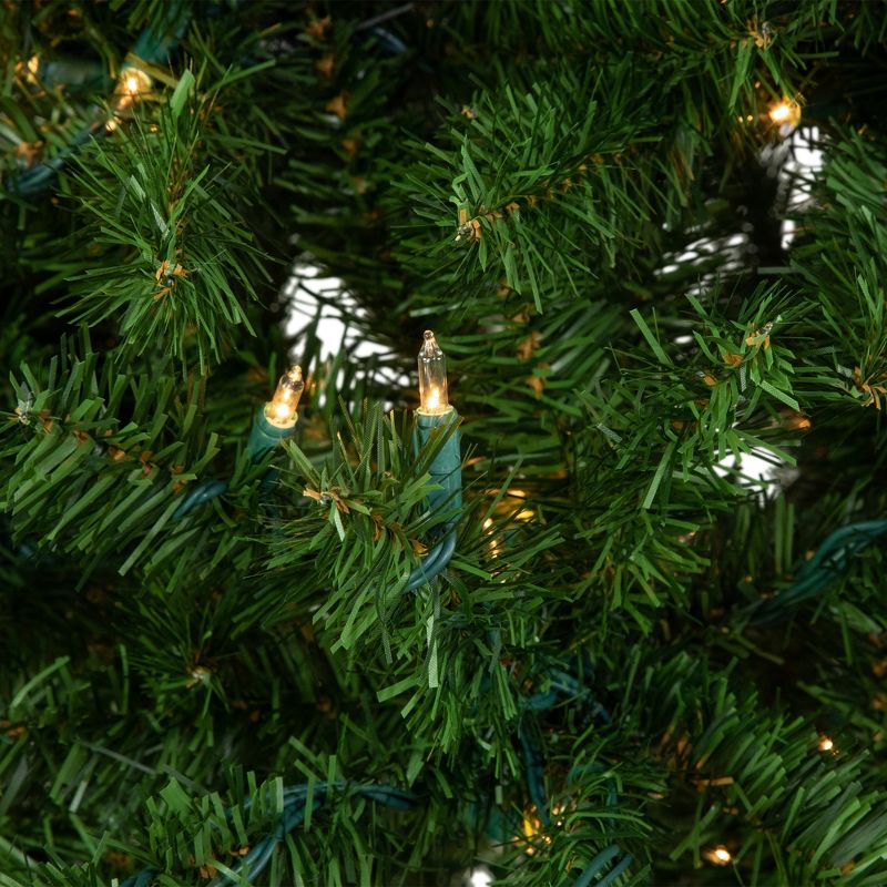 Northlight 6' Pre-Lit Medium Balsam Pine Artificial Christmas Tree, Clear Lights, 4 of 8