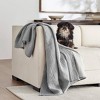 50"x60" Two Toned Organic Throw Blanket Blue - Truly Soft: Lightweight, Non-Woven, Machine Washable, Organic Cotton - 2 of 4