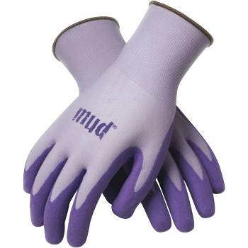 Mud Gloves Simply  Women's Medium Nylon Passion Fruit Garden Glove 021PF/M