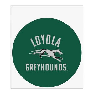 Loyola University Maryland Greyhounds Logo Automotive Car Window Locker Circle Bumper Sticker - 1 of 4