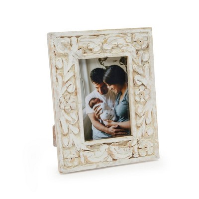 Farmlyn Creek Wooden Brown Picture Frame Photo Frame for 4 x 6 Inch Photo (7 x 9 in)