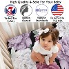 Sweet Jojo Designs Girl Baby Fitted Crib Sheet Peony Floral Garden Black and Rose Pink - 3 of 4