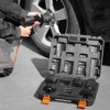 VEVOR Spindle Nut Socket Tool Kit, 1/2 inch Drive 6 Piece Axle Hub Nut Socket Set,for Toyota,Ford,4WD Vehicles and GM Vehicles,with Storage Case Black - 2 of 4