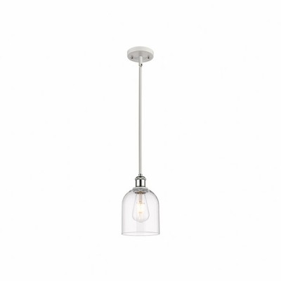 Bella - 1 Light Stem Hung Mini Pendant In Industrial Style-9.5 Inches Tall and 5.5 Inches Wide
