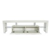 Vynxaria 63" LED TV Stand with Toughened Glass Shelf ¨C Modern Media Console for Up to 65" TVs - 4 of 4