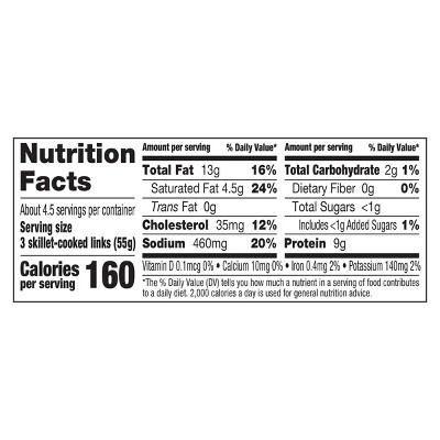 Johnsonville Original Frozen Breakfast Sausage Links - 12oz/14ct