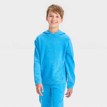 Boys' Light Wash Pullover Sweatshirt - Cat & Jack™