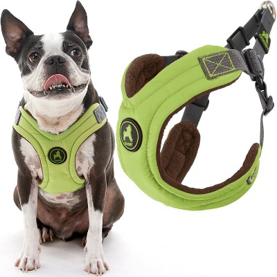 Gooby Escape Free Memory Foam Harness Green, Large