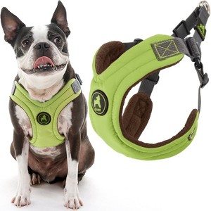Gooby Escape Free Memory Foam Harness Green, Large - 1 of 2
