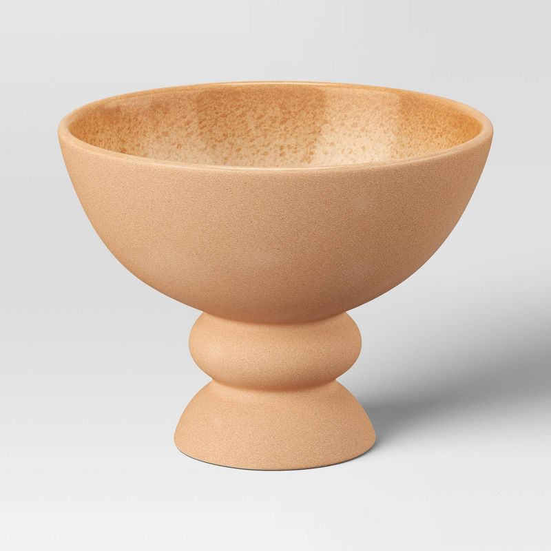 Ceramic Organic Modern Pedestal Bowl - Threshold&#8482;, 1 of 5