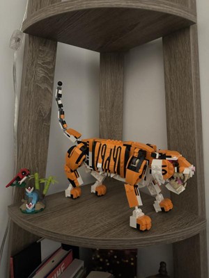 LEGO Creator 3 in 1 Majestic Tiger Building Set, Transforms from Tiger to  Panda or Koi Fish Set, Animal Figures, Collectible Building Toy, Gifts for