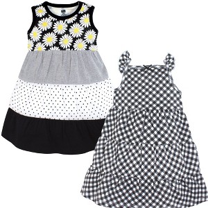 Luvable Friends Hudson Baby Short-Sleeve Dresses 2pk - 1 of 2