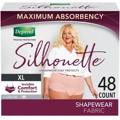 Photo 1 of Depend Silhouette Max Absorbency Underwear - XL - 48ct