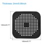 Unique Bargains Square Anti-Slip Bathroom with Suction Cup Drain Protector - 2 of 4