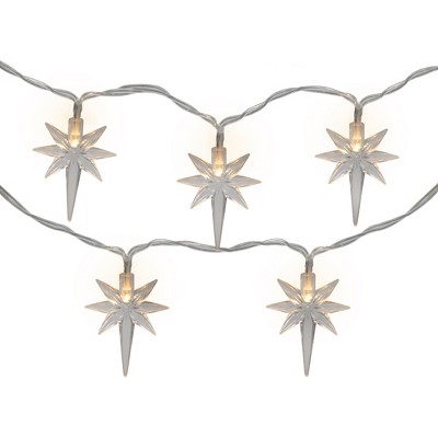 Northlight North Star Christmas Light Set - Warm White Led - 3' - Clear ...