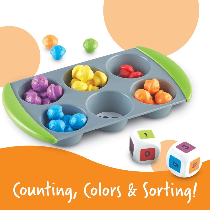 Learning Resources Mini Muffin Match Up, Fine Motor Game, Ages 3+, 4 of 6
